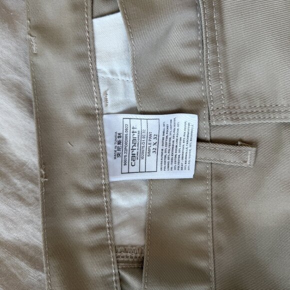 Carhartt WIP Simple Pant 32x32 - Like new - Picture 5 of 5